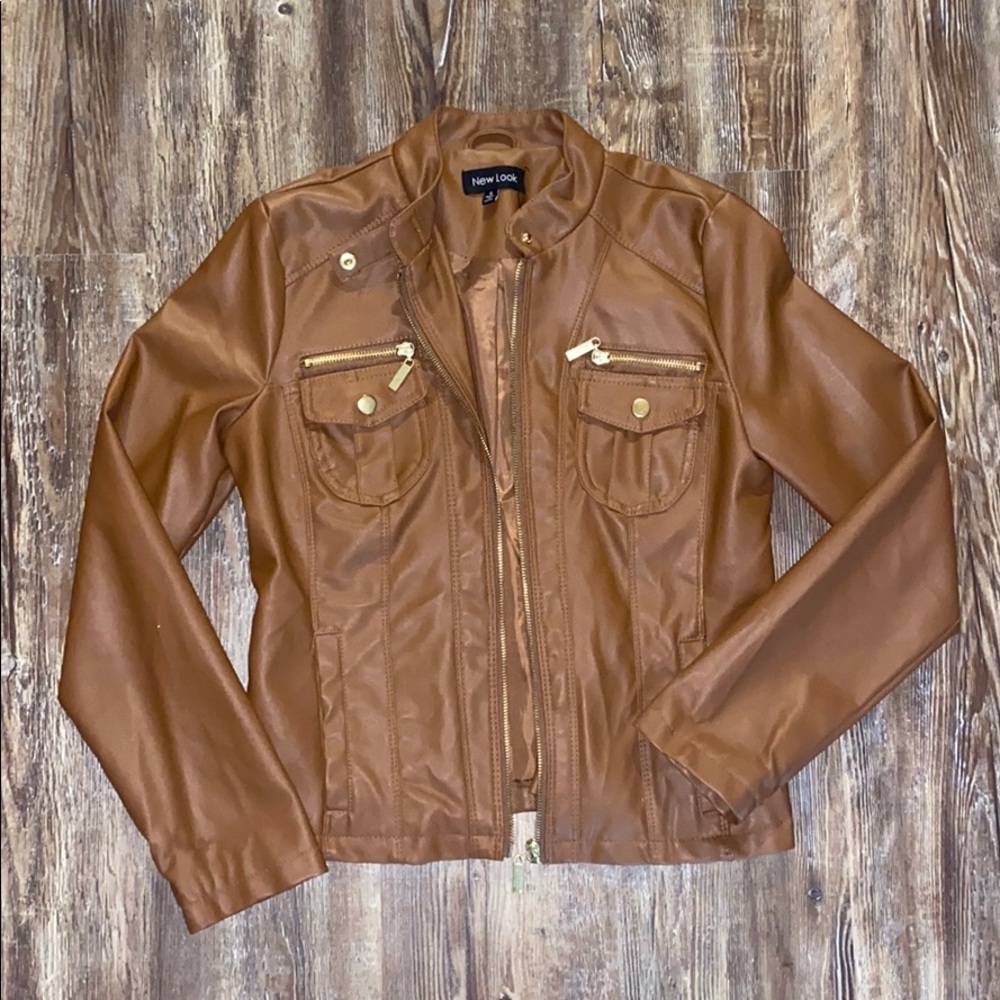 New Look Imitation Leather Jacket